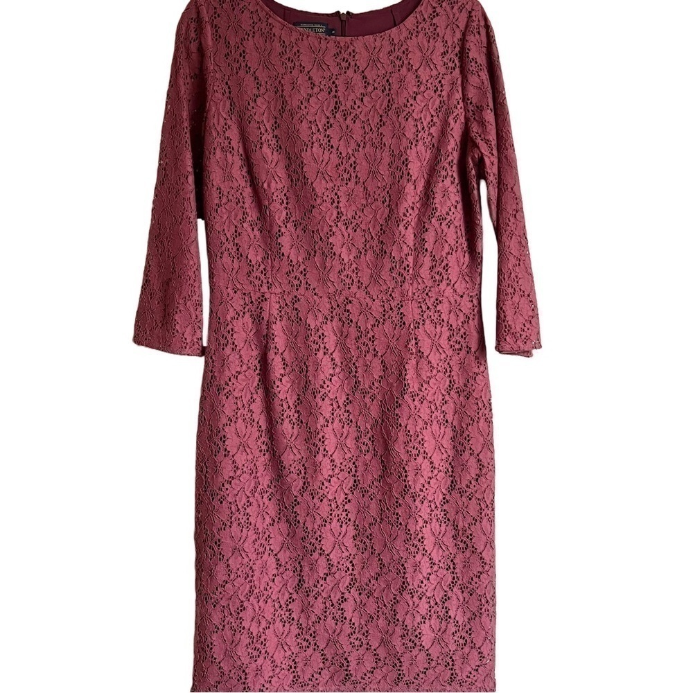PENDLETON Flower Lace
Plum/Burgundy/Mauve Dress Women's Size 10. EUC.